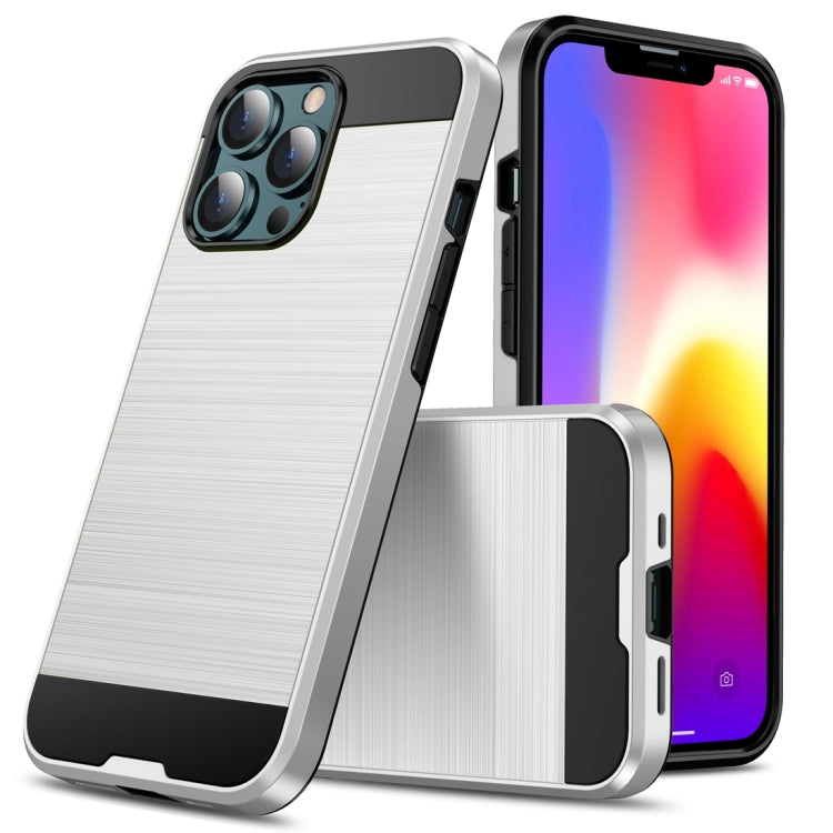 Brushed Texture Carbon Fiber TPU Case, For iPhone 13 mini, For iPhone 13, For iPhone 13 Pro, For iPhone 13 Pro Max