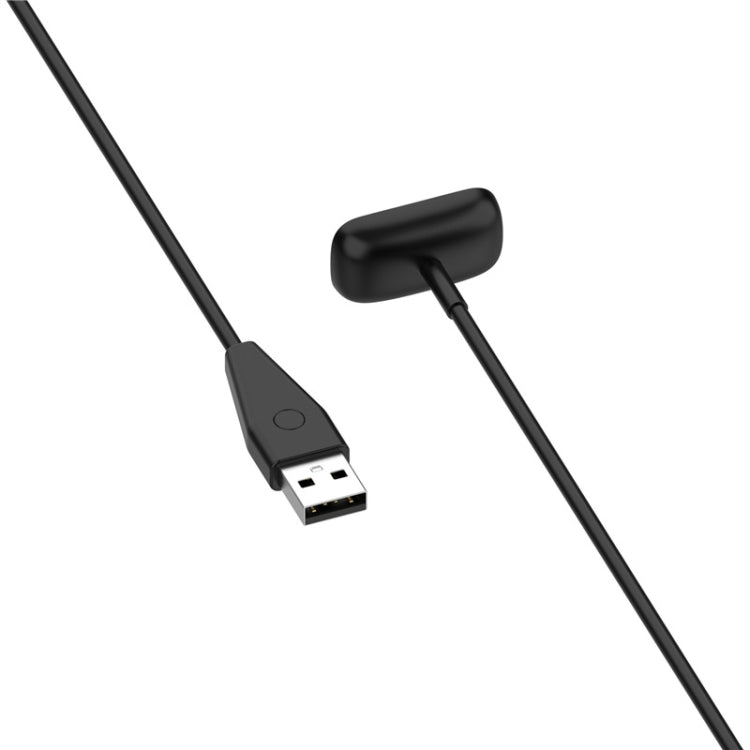 For Fitbit Luxe Smart Watch Magnetic Charger USB Charging Cable with Reset Button, 1m with Reset Button, 50cm with Reset Button