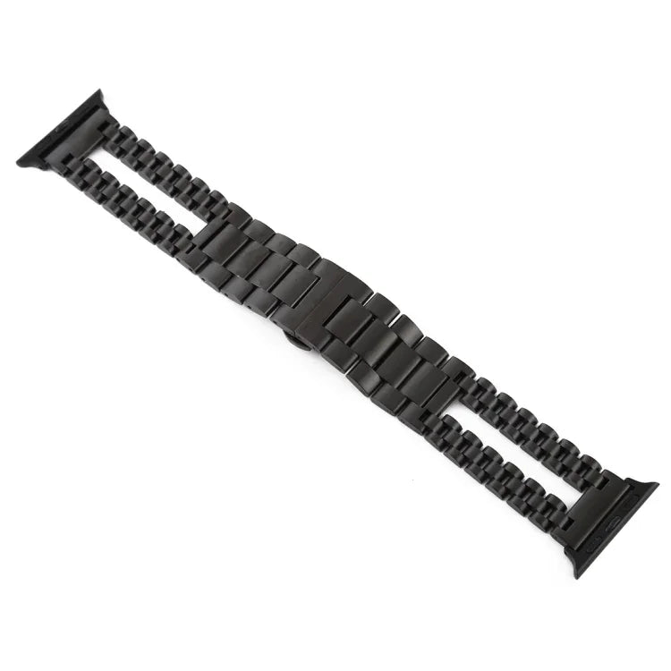Stainless Steel Watchband, For Apple Watch Series 7 41mm / 6 & SE & 5 & 4 40mm / 3 & 2 & 1 38mm, For Apple Watch Series 7 45mm / 6 & SE & 5 & 4 44mm / 3 & 2 & 1 42mm