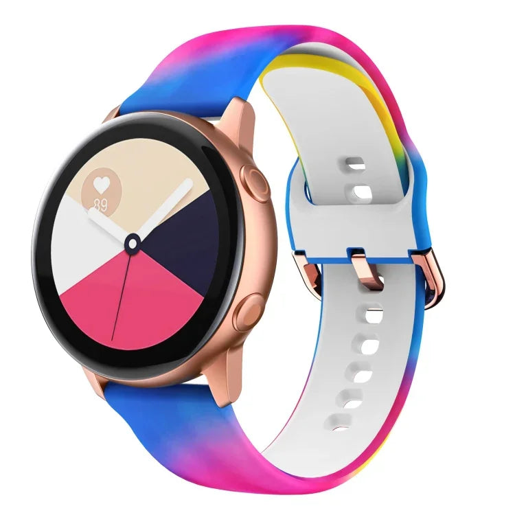 Silicone Printing Replacement Strap Watchband, For Samsung Galaxy Watch 42mm