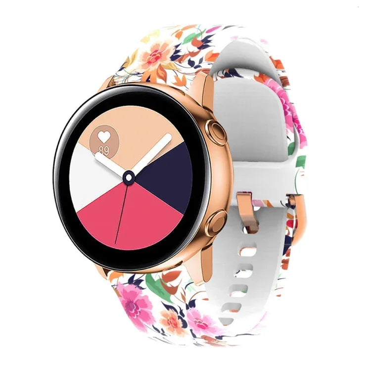 Silicone Printing Replacement Strap Watchband, For Samsung Galaxy Watch 42mm