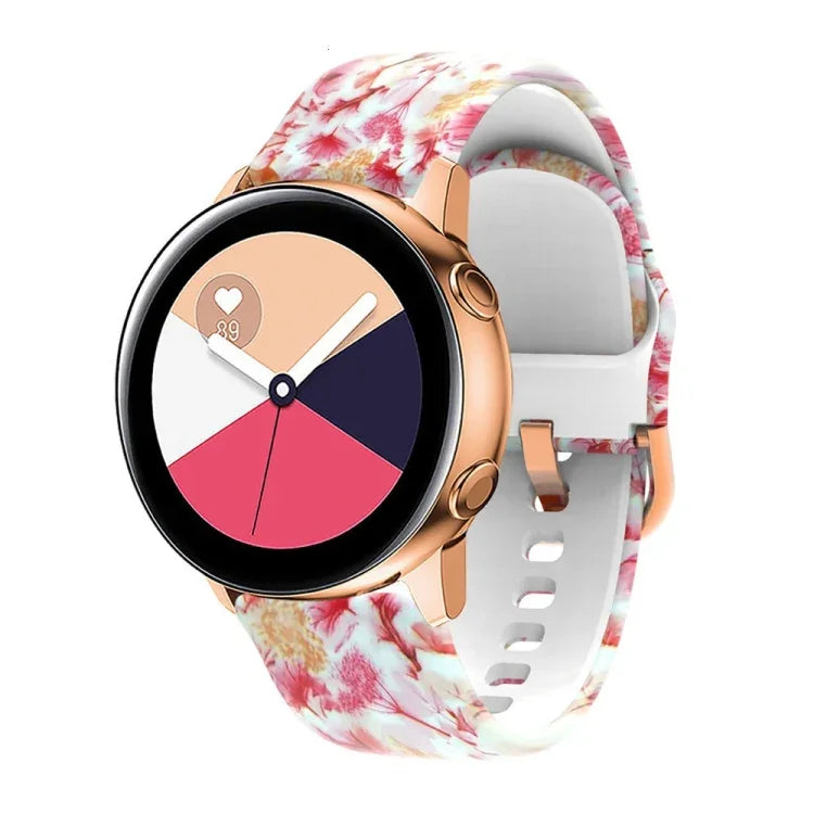 Silicone Printing Replacement Strap Watchband, For Samsung Galaxy Watch 46mm