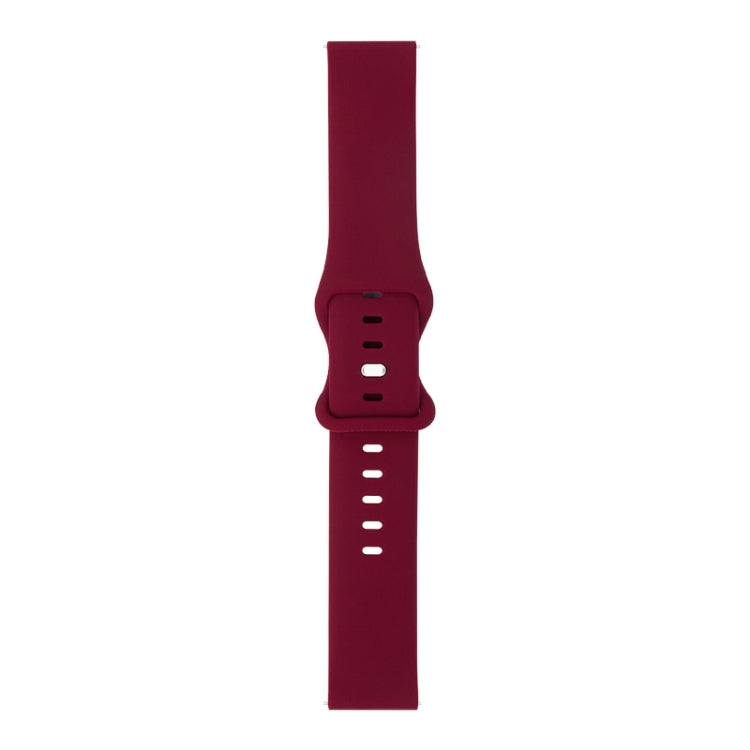 8-buckle Silicone Replacement Strap Watchband, For Amazfit GTR 2, For Amazfit GTR 42mm, For Amazfit GTR 47mm, For Amazfit GTS / GTS 2