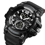 SKMEI 1725 Three Time LED Digital Display Timing Luminous Electronic Watch