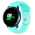 For Galaxy Watch Active 2 Smart Watch Solid Color Silicone Wrist Strap Watchband, L, S