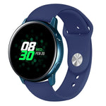 For Galaxy Watch Active 2 Smart Watch Solid Color Silicone Wrist Strap Watchband, L, S