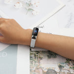 For Fitbit Luxe Leather Replacement Strap Watchband, S, L