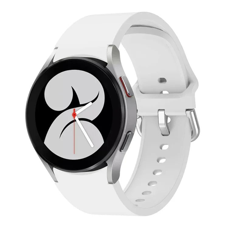 Universal Silicone Colorful Buckle Replacement Strap Watchband, For Samsung Galaxy Watch4 40mm, For Samsung Galaxy Watch4 44mm, For Samsung Galaxy Watch4 Classic 42mm, For Samsung Galaxy Watch4 Classic 46mm