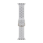 Silicone Replacement Watchband For Apple Watch Series, 7 45mm / 6 & SE & 5 & 4 44mm / 3 & 2 & 1 42mm