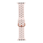 Silicone Replacement Watchband For Apple Watch Series, 7 45mm / 6 & SE & 5 & 4 44mm / 3 & 2 & 1 42mm
