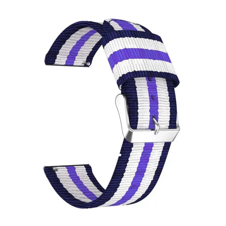 For Samsung Galaxy Watch4 40/44mm & Watch4 Classic 42/46mm Split Nylon Replacement Strap Watchband