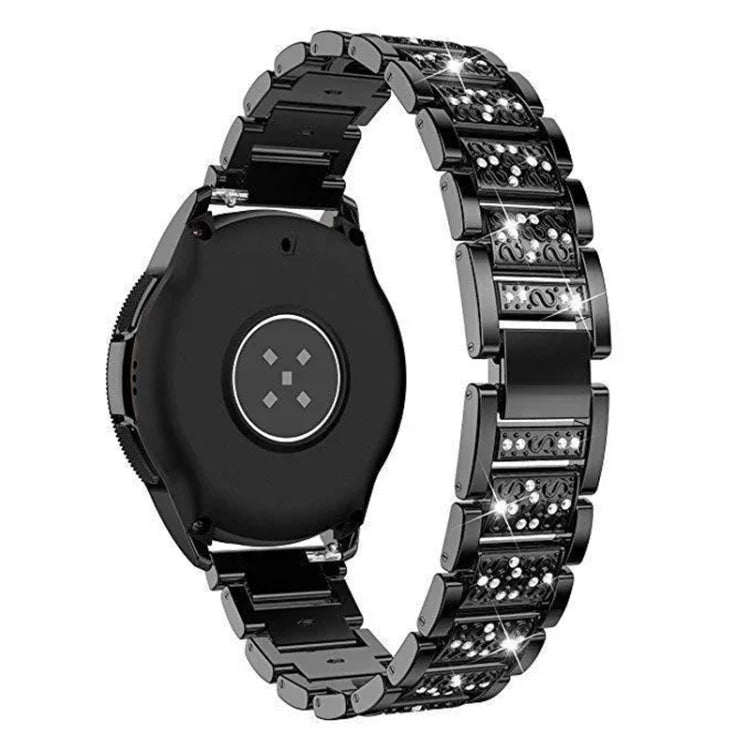 Three-beads Diamond Steel Replacement Strap Watchband, For Samsung Galaxy Watch Active2