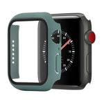 Shockproof PC+Tempered Glass Protective Case with Packed Carton For Apple Watch 44mm(Orange), For Apple Watch Series 6 / 5 / 4 / Watch SE 44mm, For Apple Watch Series 6 & SE & 5 & 4 44mm, For Apple Watch Series 3 & 2 & 1 42mm