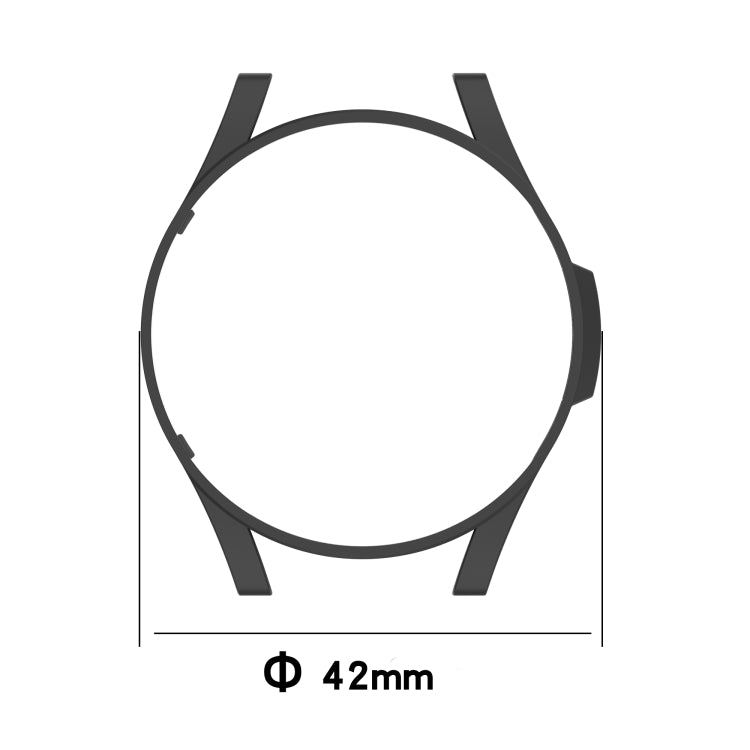 Half Coverage Hollowed PC Protective Case, For Samsung Galaxy Watch4 Classic 42mm, For Samsung Galaxy Watch4 40mm, For Samsung Galaxy Watch4 44mm