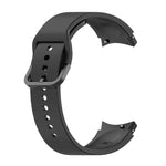 Silicone Flat Buckle Replacement Strap Watchband, Flat Buckle