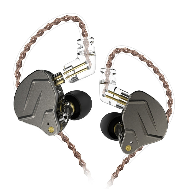 KZ ZSN Pro Ring Iron Hybrid Drive Metal In-ear Wired Earphone,, ZSN Standard Version(Grey), ZSN Standard Version(Blue), ZSN Standard Version(Purple), ZSN Mic Version(Grey), ZSN Mic Version(Blue), ZSN Mic Version(Purple)