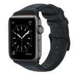 Oil Wax Genuine Leather Strap Watchband, For Apple Watch Series 8&7 41mm / SE 2&6&SE&5&4 40mm / 3&2&1 38mm, For Apple Watch Series 7 41mm / 6 & SE & 5 & 4 40mm / 3 & 2 & 1 38mm                                                                            ...