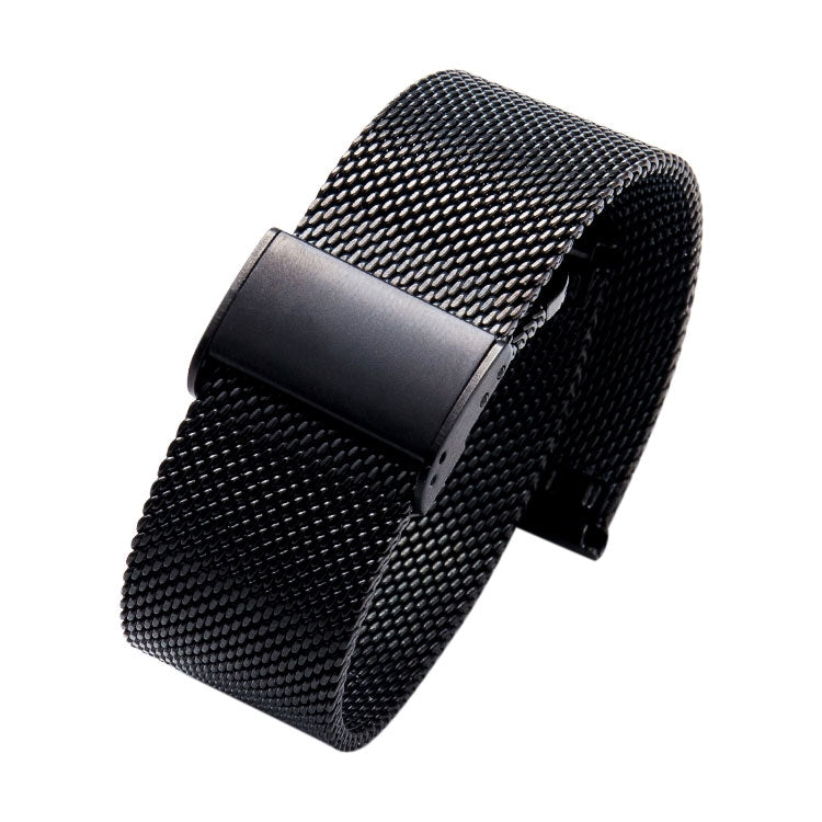 304 Stainless Steel Single Buckle Replacement Strap Watchband, 16mm, 18mm, 20mm, 22mm