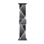 Adjustable Nylon Braided Elasticity Diamond Buckle Replacement Strap Watchband For Apple Watch Series, 7 & 6 & SE & 5 & 4 40mm/3 & 2 & 1 38mm, 7 & 6 & SE & 5 & 4 44mm/3 & 2 & 1 42mm