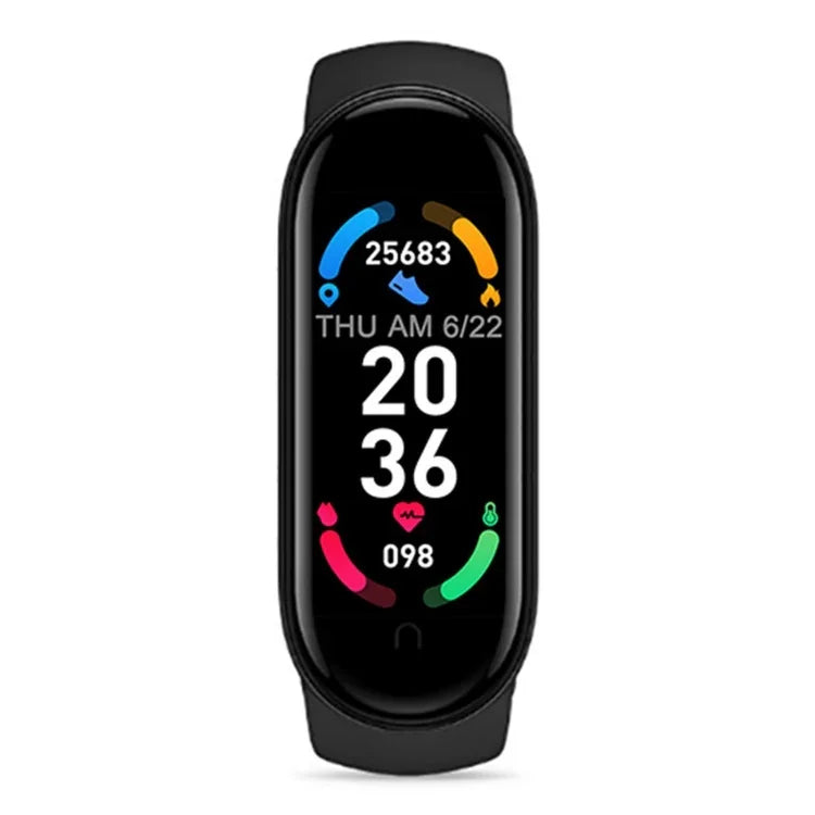 1M7 Sports Smart Bracelet, Support Heart Rate Monitoring & Blood Pressure Monitoring & Sleep Monitoring & Sedentary Reminder, Linear Charging, Magnetic Charging