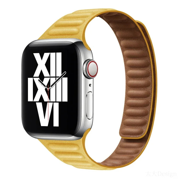 Slimming Loop Magnetic Replacement Watchband For Apple Watch Series, 7 41mm / 6&SE&5&4 40mm / 3&2&1 38mm, 7 45mm / 6&SE&5&4 44mm / 3&2&1 42mm