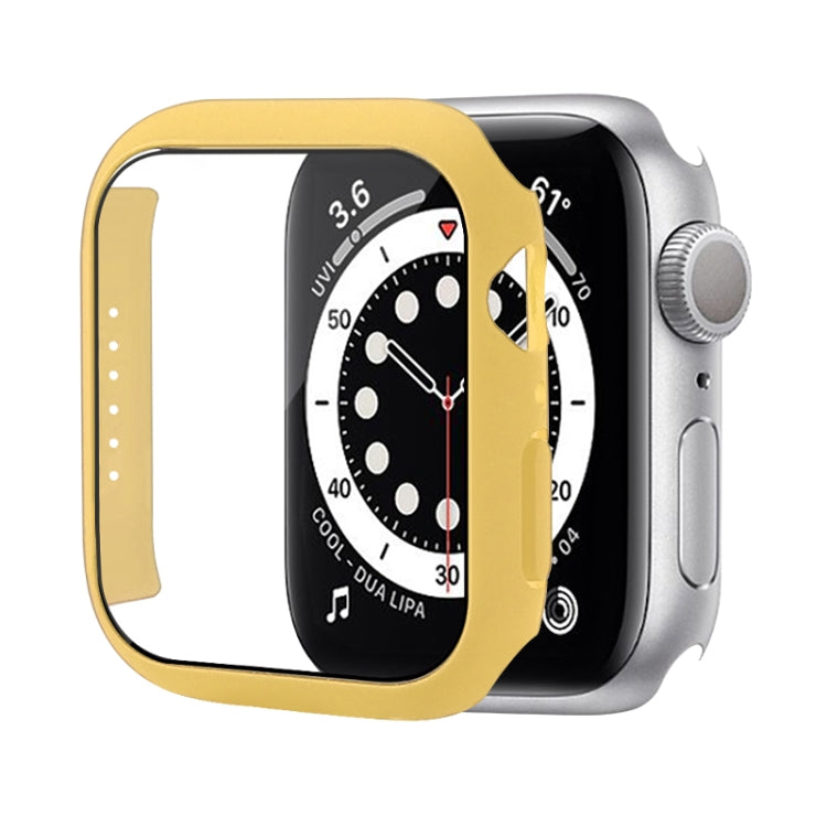 Shockproof PC Protective Case with Tempered Glass Film, For Apple Watch Series 9 / 8 / 7 41mm, For Apple Watch Series 9 / 8 / 7 45mm, For Apple Watch Series 8 / 7 41mm