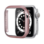 Shockproof PC Protective Case with Tempered Glass Film, For Apple Watch Series 9 / 8 / 7 41mm, For Apple Watch Series 9 / 8 / 7 45mm, For Apple Watch Series 8 / 7 41mm