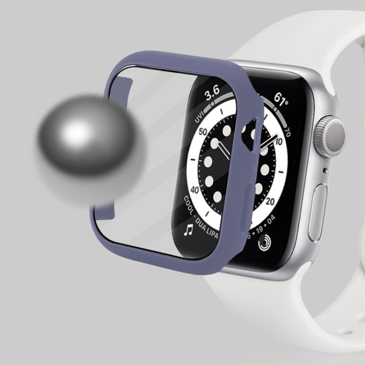 Shockproof PC Protective Case with Tempered Glass Film, For Apple Watch Series 9 / 8 / 7 41mm, For Apple Watch Series 9 / 8 / 7 45mm, For Apple Watch Series 8 / 7 41mm