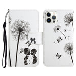 Painted Pattern Horizontal Flip Leather Case with Holder & Card Slot & Wallet, For iPhone 13 Pro Max, For iPhone 13 Pro, For iPhone 13