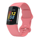 For Fitbit Charge 5 Silicone Replacement Strap Watchband, S, L