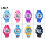SKMEI 1451 LED Digital Stopwatch Chronograph Luminous Children Sports Electronic Watch, 1451(Transparent Rose Red), 1451(White Shell Blue Circle), 1451(Yellow Shell Blue Circle), 1451(Black Shell Blue Circle), 1451(Transparent Pink Blue)               ...