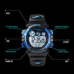 SKMEI 1451 LED Digital Stopwatch Chronograph Luminous Children Sports Electronic Watch, 1451(Transparent Purple), 1451(Transparent Sky Blue), 1451(Transparent Rose Red), 1451(White Shell Blue Circle), 1451(Yellow Shell Blue Circle)                     ...