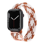 Nylon Braid Strap Watchband For Apple Watch Series, 7 41mm / 6&SE&5&4 40mm / 3&2&1 38mm