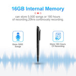 Q9 AI Intelligent High-definition Noise Reduction Conference Recording Pen Voice Control Recorder, 4GB, 8GB, 16GB, 32GB