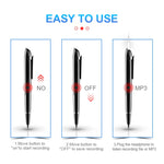 Q9 AI Intelligent High-definition Noise Reduction Conference Recording Pen Voice Control Recorder, 4GB, 8GB, 16GB, 32GB