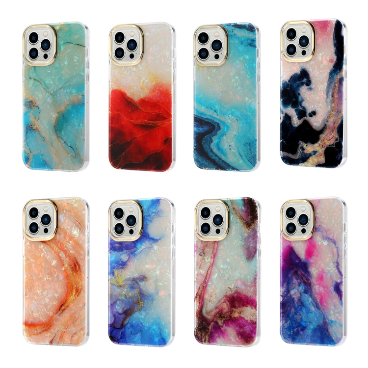Electroplating Shell Texture Marble Phone Case, For iPhone 11 Pro, For iPhone 11 Pro Max