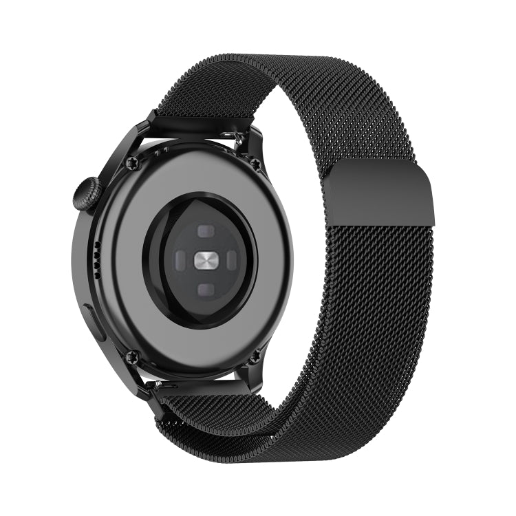 Milan Metal Watchband, For Huawei Watch GT 3 46mm/GT Runner, For Huawei Watch GT 3 42mm, For Huawei Watch GT 3 46mm/GT Runner 22mm, For Huawei Watch GT 3 42mm 20mm