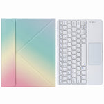 H-097C Touch Bluetooth Keyboard Leather Case with Rear Three-fold Holder, For iPad Pro 11 inch 2021 & 2020 & 2018 / Air 2020 10.9