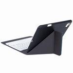 H-097C Touch Bluetooth Keyboard Leather Case with Rear Three-fold Holder, For iPad Pro 11 inch 2021 & 2020 & 2018 / Air 2020 10.9