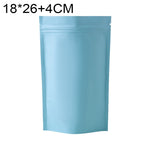 100 PCS/Set Matte Aluminum Foil Snack Stand-up Pouch, 14x20+4cm, 15x22+4cm, 16x24+4cm, 18x26+4cm