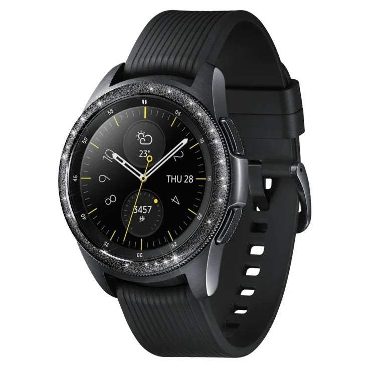Glitter Powder Stainless Steel Bezel Ring, For Samsung Galaxy Watch 42mm