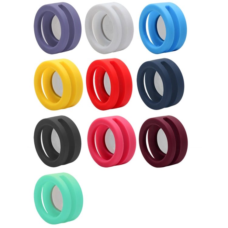 Pet Collar Anti-scratch Shockproof Silicone Case For AirTag 2nd Gen / AirTag 1st Gen, 35.9x35.9x19.2mm, 34.1x34.1x18.2mm