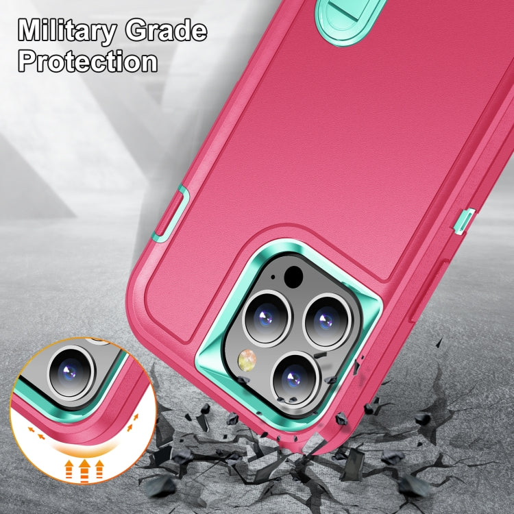 3 in 1 Rugged Holder Phone Case, For iPhone 11 Pro, For iPhone 11 Pro Max