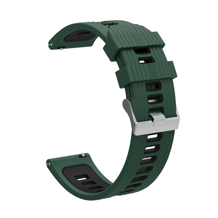 Two-color Silicone Watchband, For Huawei Watch GT 3 42mm, For Huawei Watch GT 3 46mm