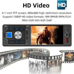 4.0 inch Touch Screen Car Radio Receiver Bluetooth MP5 Player with Remote Control, FM60