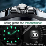 OLEVS 5885 Men Fashion Waterproof Luminous Quartz Watch, EDA00268001C, EDA00268001D, EDA00268001E, EDA00268001A, EDA00268001B