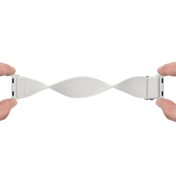 Polyester Nylon Watchband For Apple Watch Series, 7 41mm / 6&SE&5&4 40mm / 3&2&1 38mm, 7 45mm / 6&SE&5&4 44mm / 3&2&1 42mm