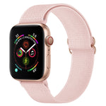 Polyester Nylon Watchband For Apple Watch Series, 7 41mm / 6&SE&5&4 40mm / 3&2&1 38mm, 7 45mm / 6&SE&5&4 44mm / 3&2&1 42mm