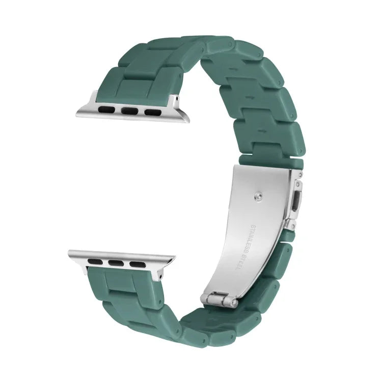 Candy Color Three-Bead Watchband For Apple Watch Series, 7 41mm / 6&SE&5&4 40mm / 3&2&1 38mm, 7 45mm / 6&SE&5&4 44mm / 3&2&1 42mm