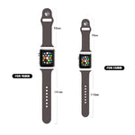 Leopard Embossing Silicone Watchband For Apple Watch Series, 7 41mm / 6&SE&5&4 40mm / 3&2&1 38mm, 7 45mm / 6&SE&5&4 44mm / 3&2&1 42mm
